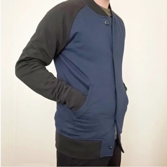 LEVIS Button lightweight jacket blue black men’s Size small - Picture 2 of 12